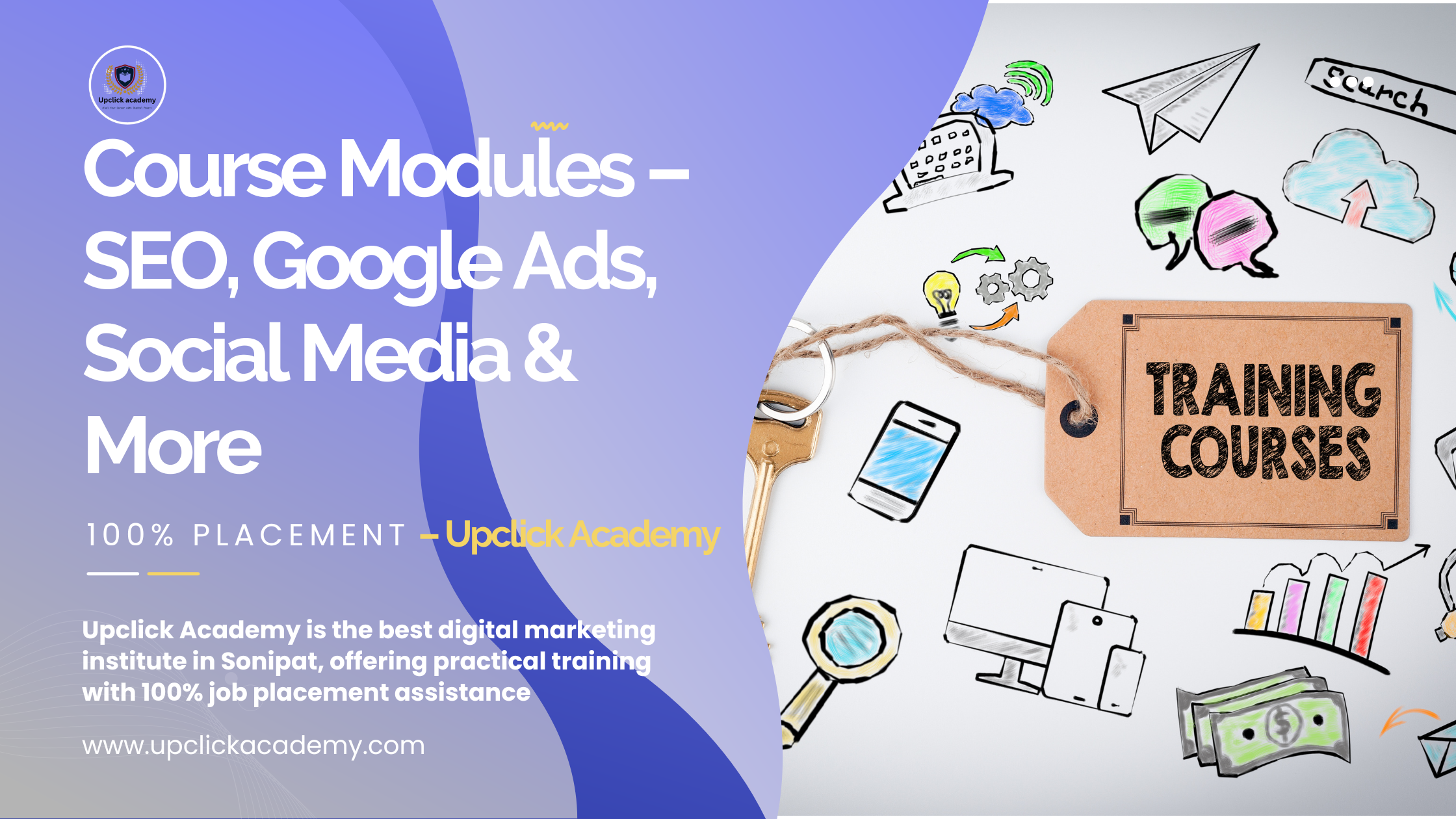 Best Digital Marketing Institute in Sonipat – Upclick Academy